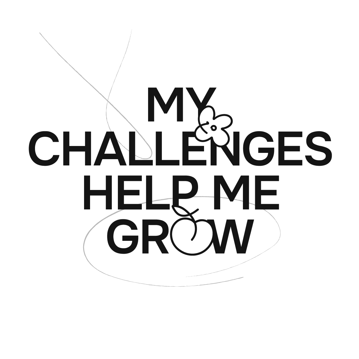 Love Better Loading Screen Affirmation my challenges help me grow