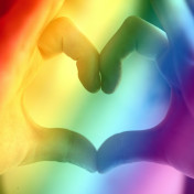 rainbow heart